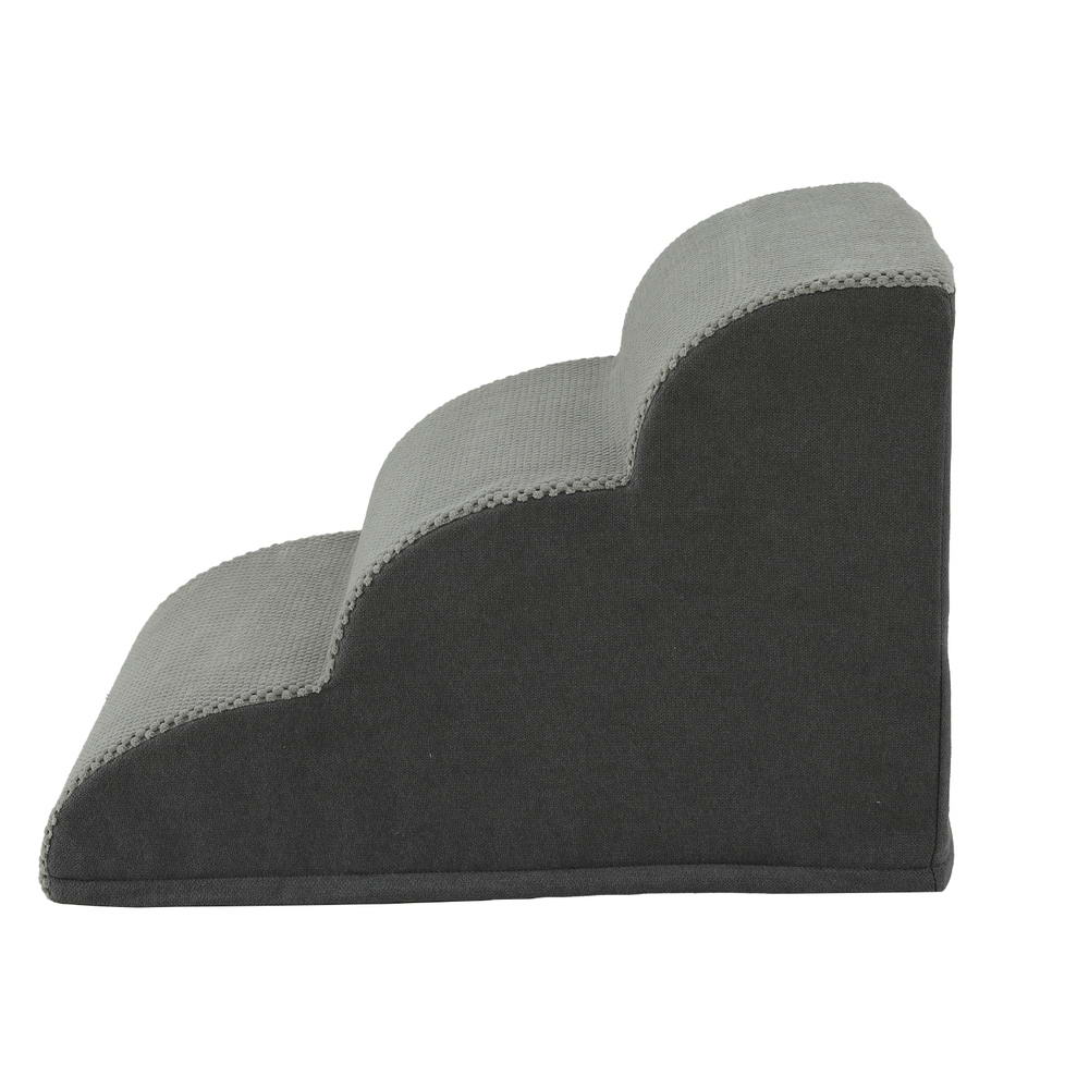 i.Pet Dog Ramp Steps Foam 3 Tier Pet Stairs For Bed Sofa Car Portable Indoor-2