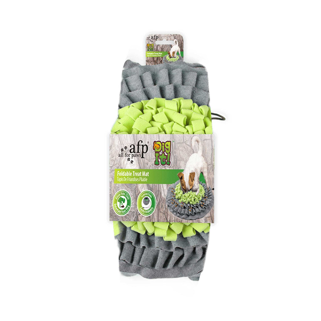 Foldable Dog Treat Mat 48cm - Puppy Trainer Snuffle Sniffer Interactive Feeder-1