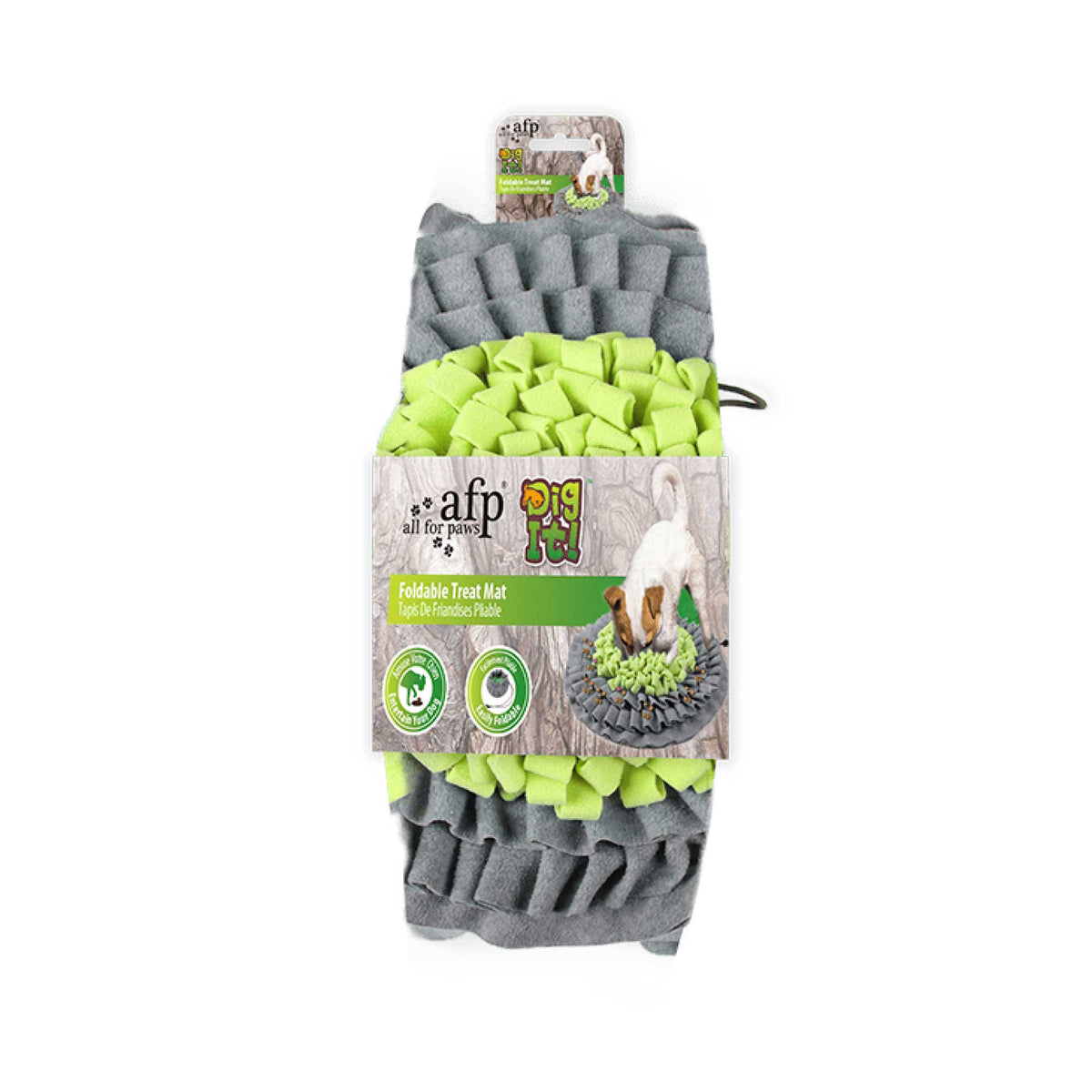 Foldable Dog Treat Mat 48cm - Puppy Trainer Snuffle Sniffer Interactive Feeder-1
