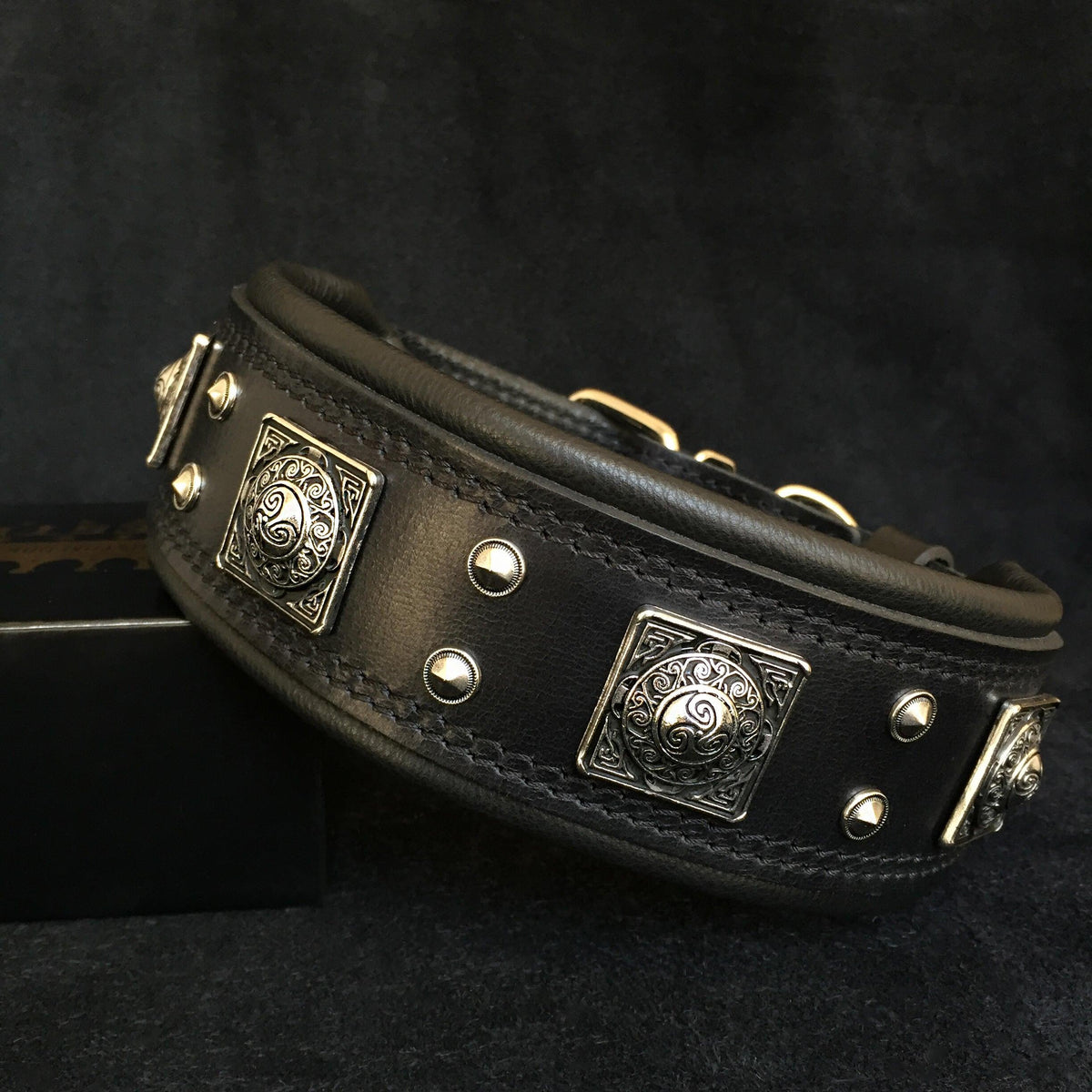 Eros Hundhalsband – All Black-0