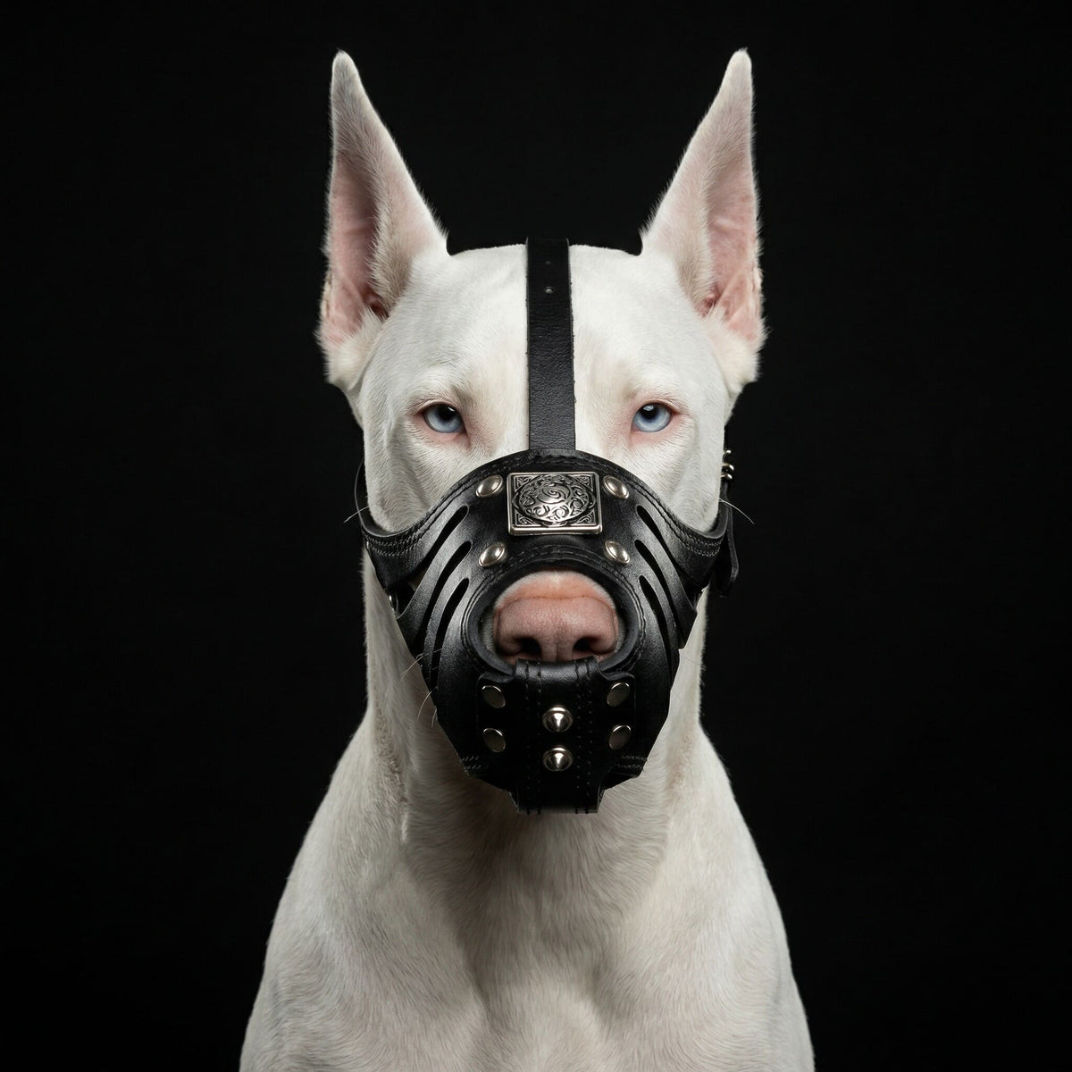 ''Eros'' Basket Muzzle All Black-1