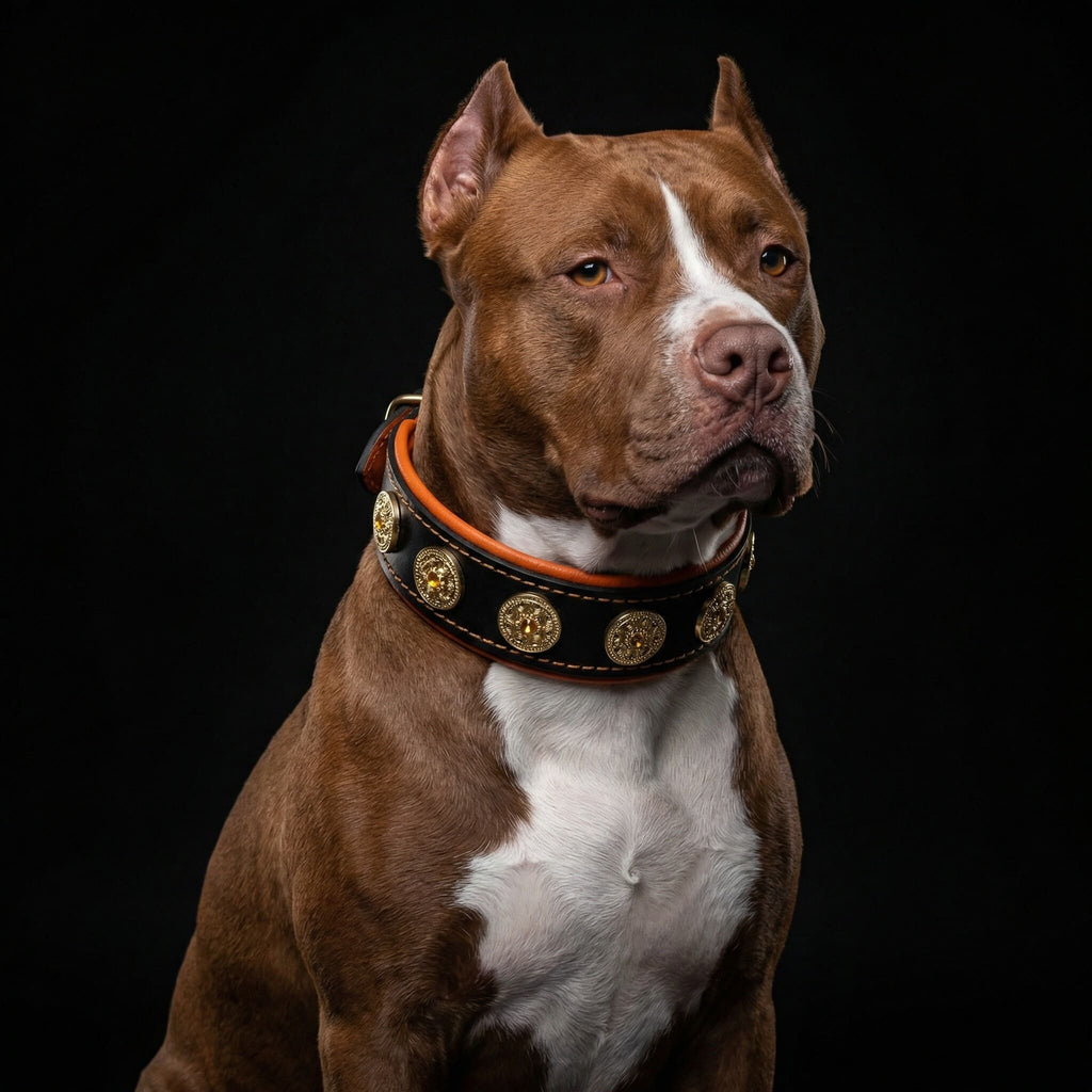 The "Bijou" collar orange-2