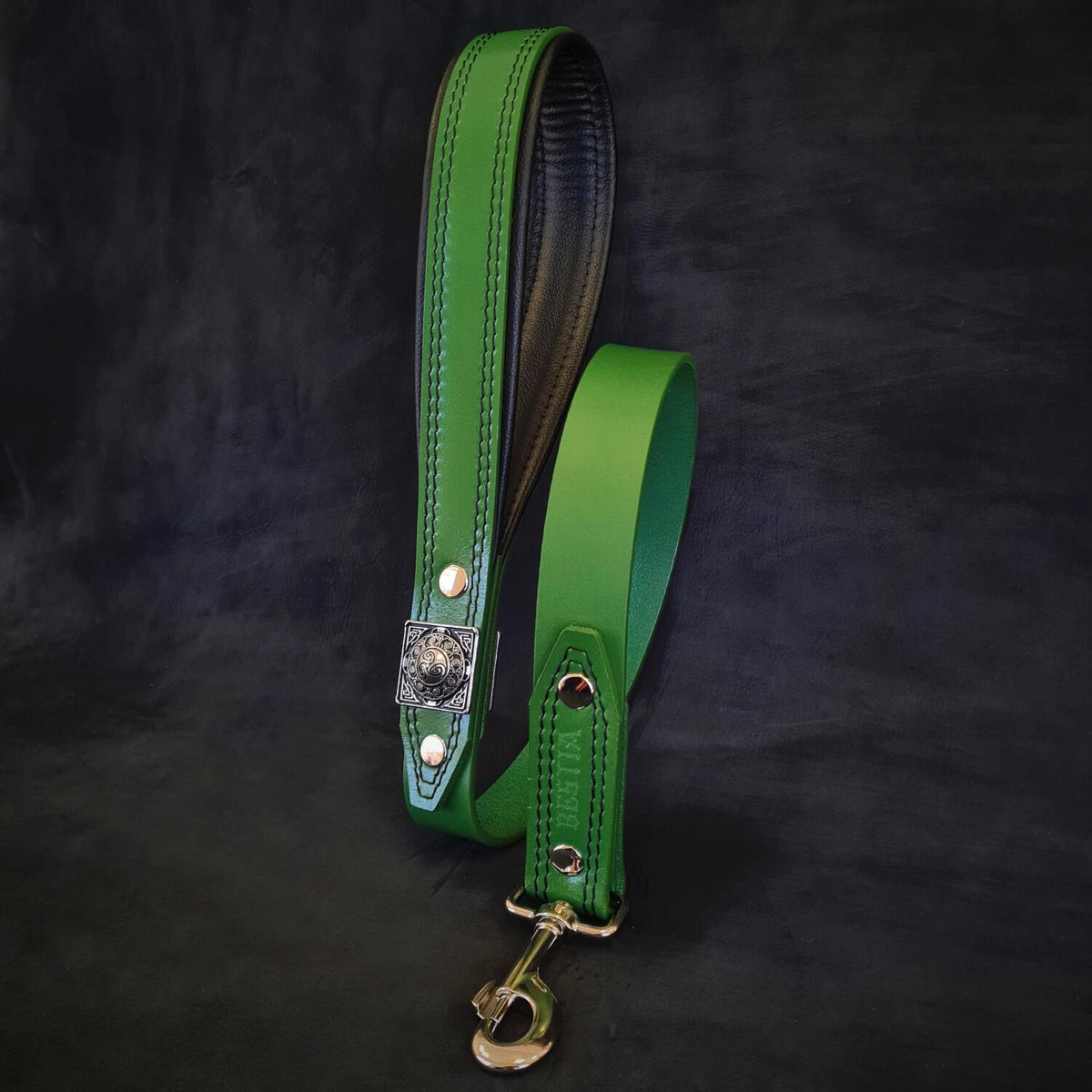 Eros Hundhalsband – Grön, 6,3 cm-2